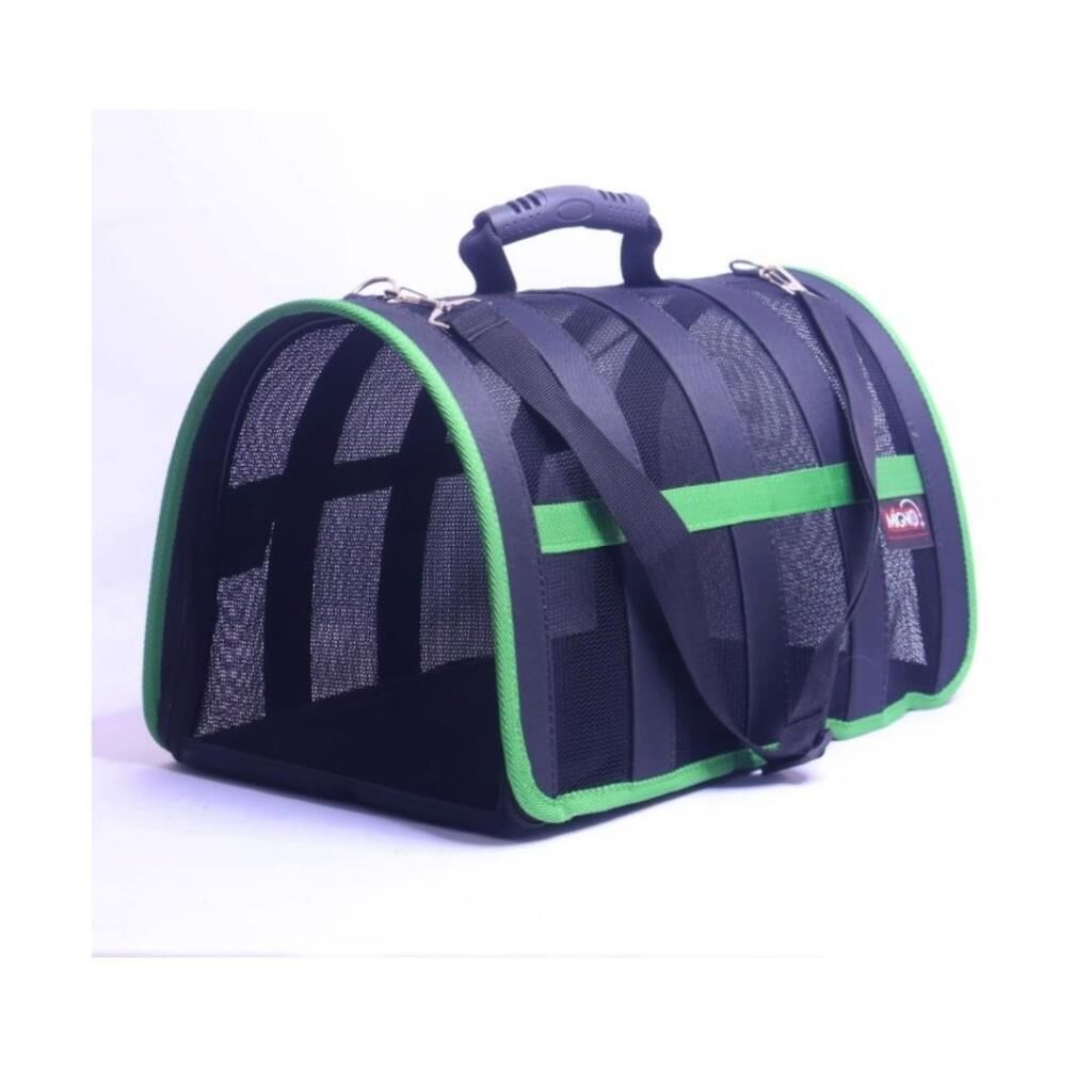 MİGNO FLYBAG Astra Fileli Kedi Köpek Taşıma Çantası - Yeşil