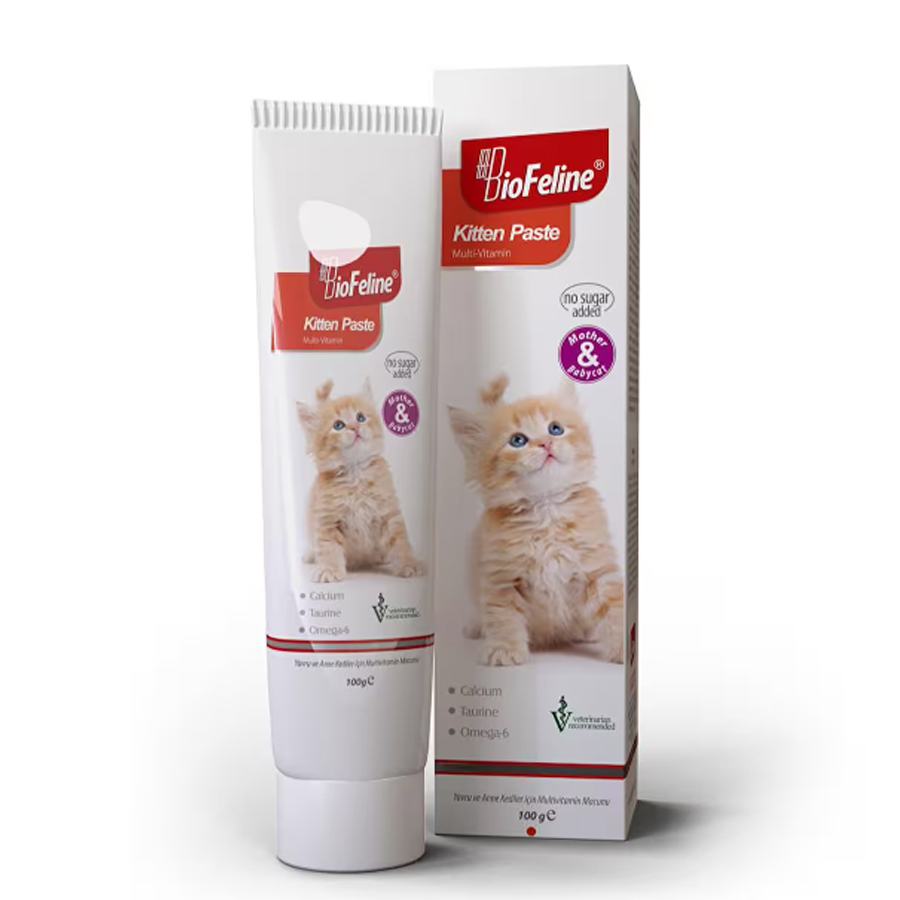 BioFeline Kitten Paste Yavru ve Anne Kedi Macunu 100 gr
