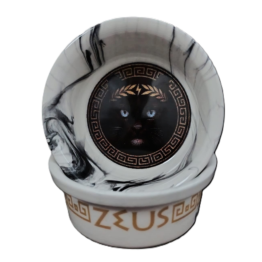 Raccoon Olimpos Zeus Kedi ve Köpekler İçin Seramik Mama Kabı 300 ml