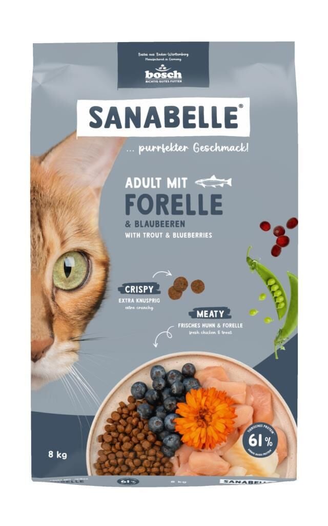 Sanabelle Adult Alabalıklı Yetişkin Kedi Maması 8 Kg