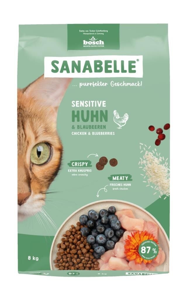 Sanabelle Sensitive With Fresh Poultry Hassas Tüylü Kedi Maması 8 Kg