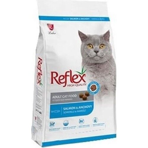 Reflex Somonlu ve Hamsili Yetişkin Kedi Maması 15kg