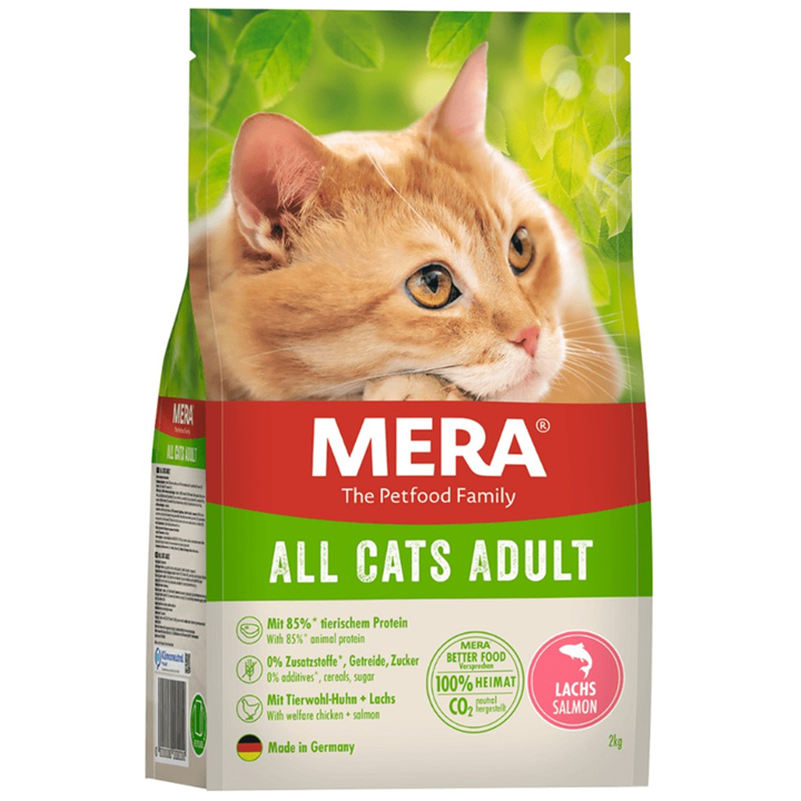 Mera Cat Adult Somonlu Tahılsız Yetişkin Kedi Maması 2KG