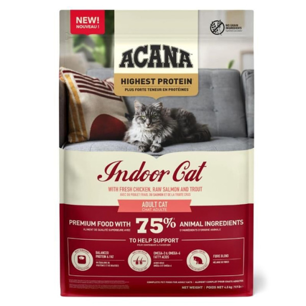 Acana Highest Protein - (Yüksek Proteinli) Indoor Yetişkin Kedi Maması 4.5KG