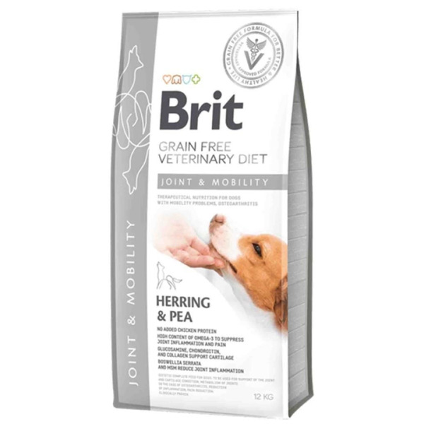 Brit Veterinary Diet - JOINT & MOBILITY Eklem Sağlığı Destekleyici Tahılsız Köpek Maması 12KG