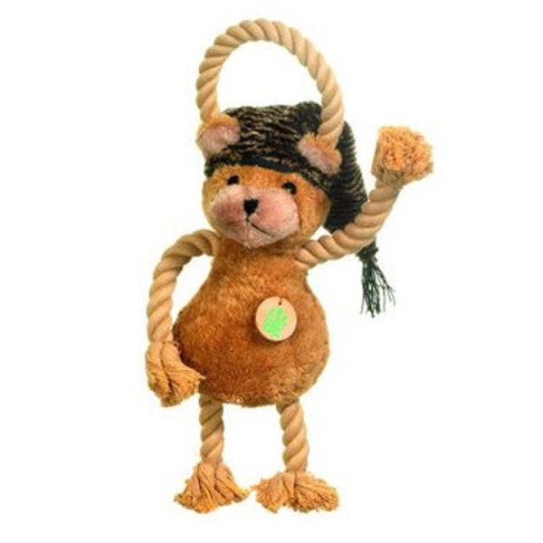 Karlie İpli Peluş Oyuncak Ayı 45x16 cm Kahverengi