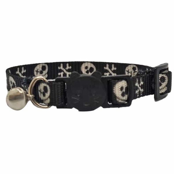 LuckyPaw Çıngıraklı Kedi Boyun Tasması 1x30cm (Boo)