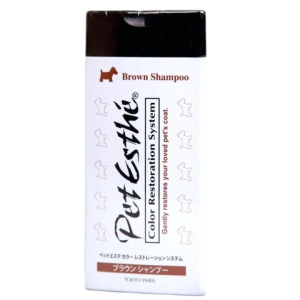 Pet Esthe Renk Onarım Sistemi Kahverengi Köpekler için Şampuan 400 ml