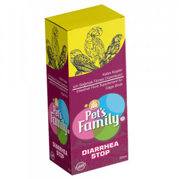 Pets Family Kuş Bağırsak Florası Düzenleyici 30 ml