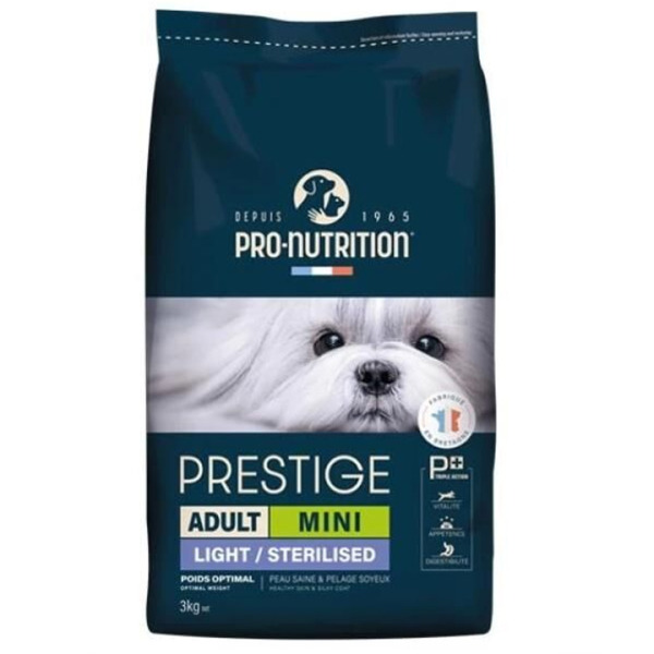 Pro Nutrition Prestige Adult Mini Light Kısırlaştırılmış Yetişkin Köpek Maması 3KG