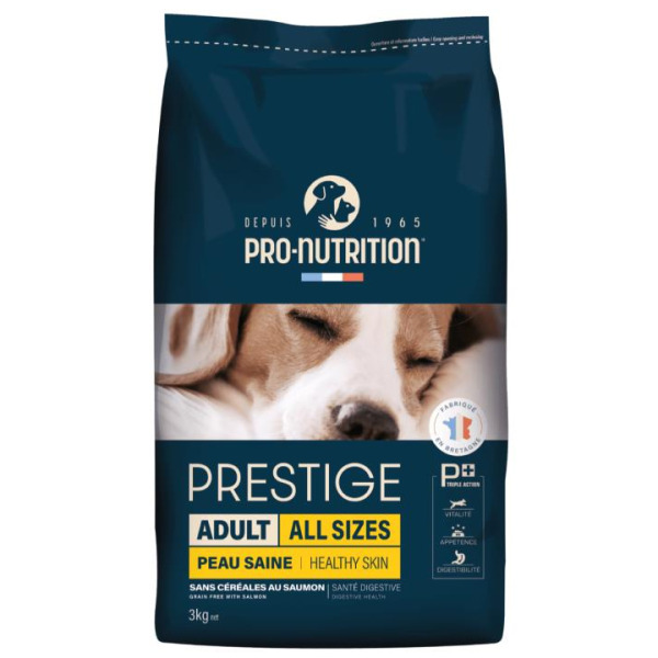 Pro Nutrition Prestige Adult Skin Somonlu Yetişkin Köpek Maması 3 Kg