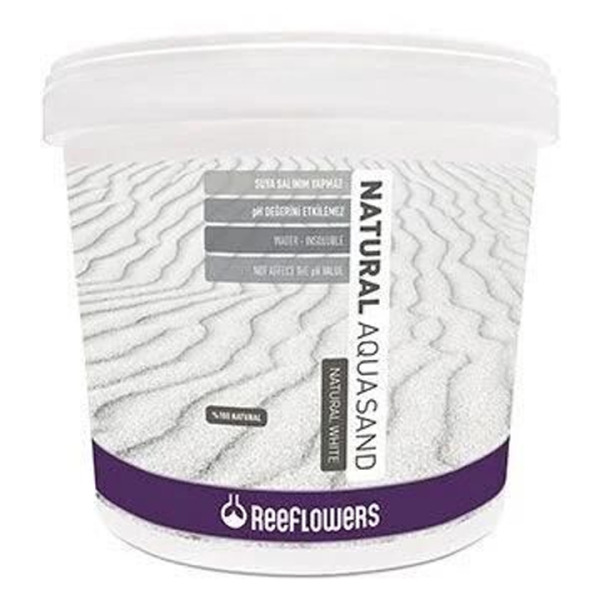ReeFlowers Natural AquaSand Beyaz Akvaryum Kumu 7Kg (0.5-1mm)