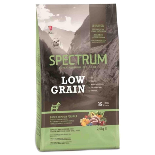 Spectrum Ördekli ve Balkabaklı Küçük Irk Yetişkin Köpek Maması 2,5KG