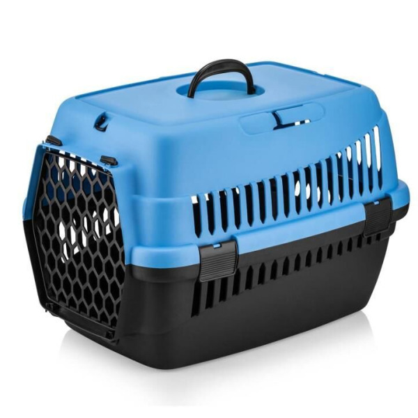Şenyayla Kedi Köpek Plastik Taşıma Büyük Açık Mavi